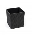 DONICZKA JUKA 300x300 rattan recycled - czarny