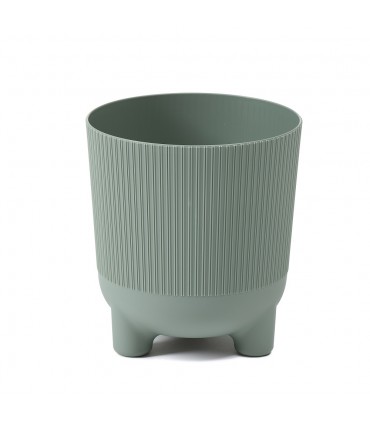 OSŁONKA ARIA 160 recycled jumper - szarozielony