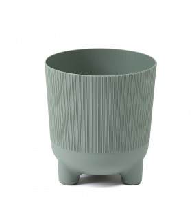 OSŁONKA ARIA 180 recycled jumper - szarozielony