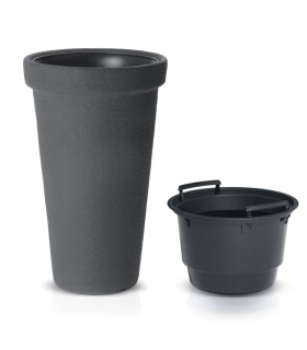 PST Doniczka CLASSIC TOWER 40x63cm antracyt