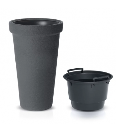 PST Doniczka CLASSIC TOWER 40x63cm antracyt