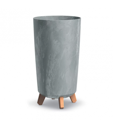 PST Doniczka GRACIA TUBUS SLIM BETON 240 beton