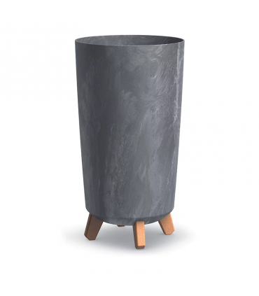 PST Doniczka GRACIA TUBUS SLIM BETON 240 marengo