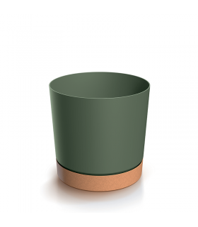 PST Doniczka TUBO PM 350 zielona pinia