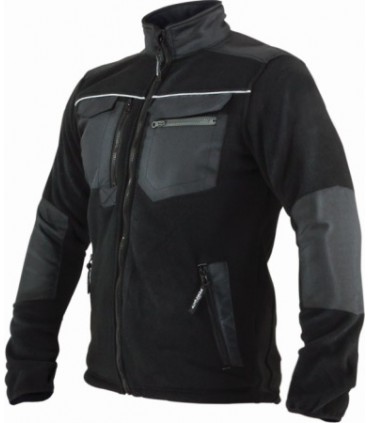 BLUZA POLAROWA MĘSKA OXFORD czarny M SP