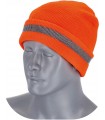 CZAPKA ODBLASKOWA FLUO pomarańczowy 54-62 ONE SIZE
