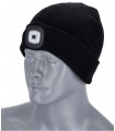 CZAPKA ZIMOWA Z LATARKĄ RAY czarny 54-62 ONE SIZE