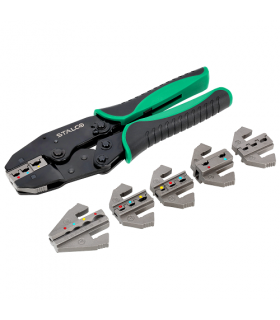 SZCZYPCE DO ZACISKANIA + WYMIENNE SZCZĘKI 6kpl.