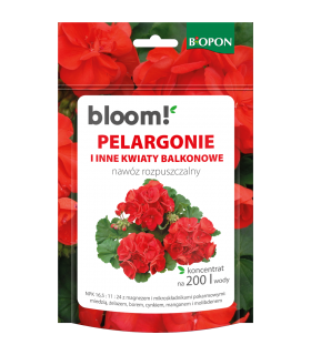 BOPON NAWÓZ ROZPUSZCZALNY BLOOM! PELARGONIA 200g