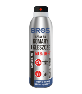 BROS K - SPRAY NA KOMARY I KLESZCZE 50%DIEET 90ml