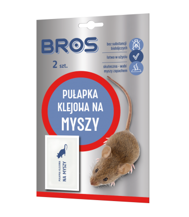 BROS MY - PUŁAPKA KLEJOWA NA MYSZY 2szt.