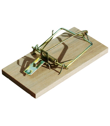 BROS MY - ŁAPKA NA MYSZY DREWNIANA 1szt.