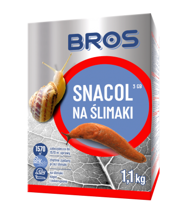 BROS SOR -  SNACOL NA  ŚLIMAKI 3GB 1,1kg