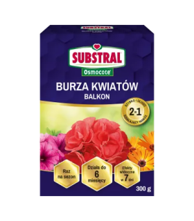 SUB - OSMOCOTE 2w1 BURZA KWIATÓW 300g