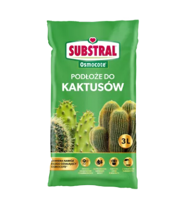 SUBSTRAL OSMOCOTE PODŁOŻE KAKTUS 3l /160/ N