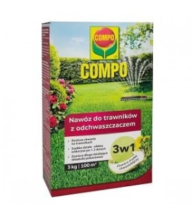 C - NAWÓZ DO TRAW 3w1 z ODCHWASZCZACZEM 3kg