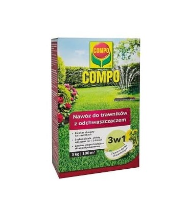 C - NAWÓZ DO TRAW 3w1 z ODCHWASZCZACZEM 3kg
