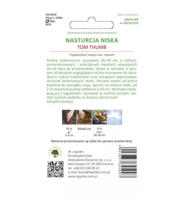 L - NASTURCJA NISKA TOM THUMB MIX 5g /1/