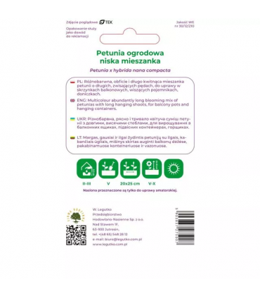 L - PETUNIA OGR. NISKA MIX 0,1g /3/