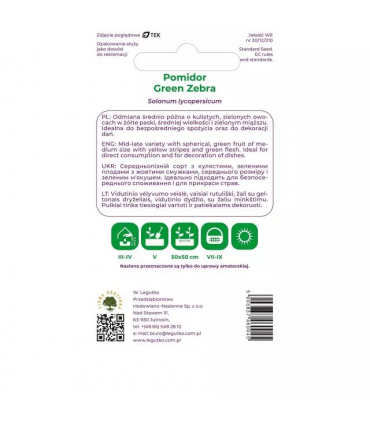 LW - POMIDOR GR. GREEN ZEBRA 0,2g /3/