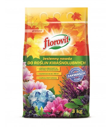 FLOROVIT JESIENNY DO KWAŚNOLUBNYCH 3kg