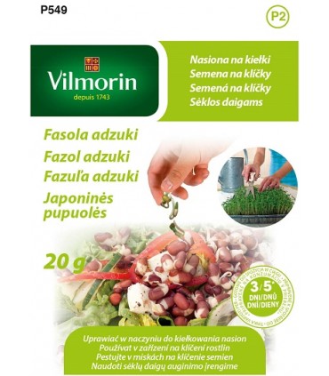 VP - NASIONA NA KIEŁKI FASOLA ADZUKI 20g (P2)
