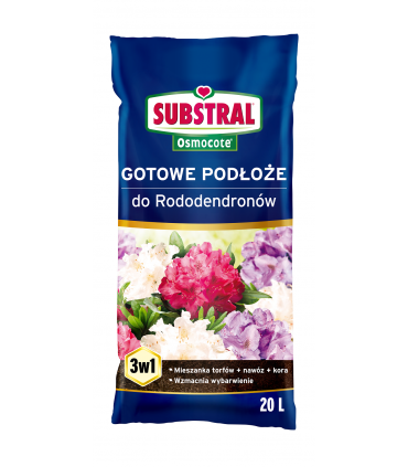SUBSTRAL OSMOCOTE PODŁOŻE DO RODODENDR. 20L /120/