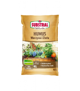 SUBSTRAL NATUREN HUMUS WARZYWA I ZIOŁA 40L /48/