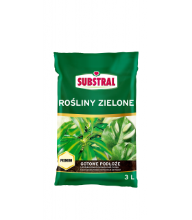 SUBSTRAL podłoże rośliny zielone 3l