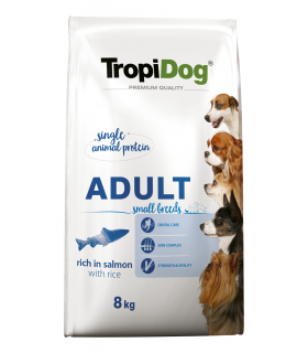 TROPIDOG PREMIUM ADULT S RICH IN SALMON 8kg