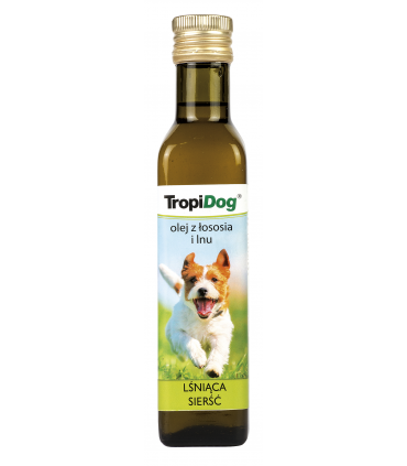 TROPIDOG OLEJ Z ŁOSOSIA I LNU 250ml