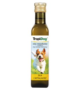 TROPIDOG OLEJ RZEPAKOWY Z DODATKAMI 250ml