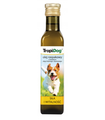 TROPIDOG OLEJ RZEPAKOWY Z DODATKAMI 250ml