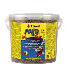 TROPICAL POND PELLET MIX SIZE M 5L/550g wiadro