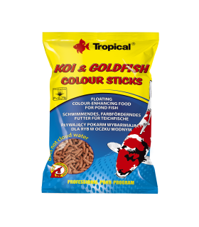 TROPICAL POND KOI&GOLDFISH COLOUR STICKS 1L/90g