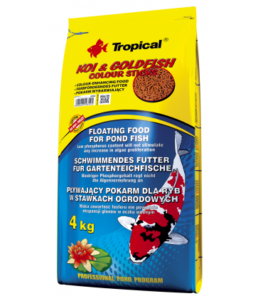 TROPICAL POND KOI&GOLDFISH COLOUR STICS 4kg