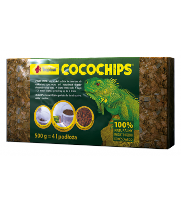 TROPICAL TERRARIUM COCOHIPS podłoże 500g