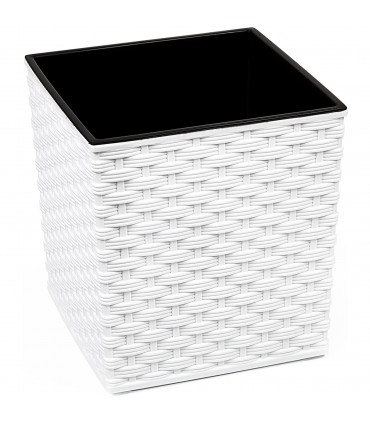 DONICZKA JUKA 190x190 rattan - biały
