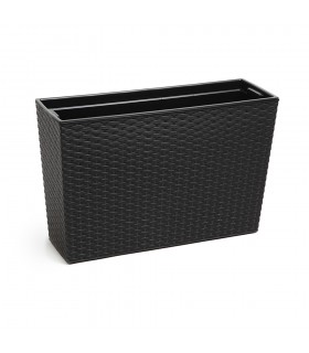 KWIETNIK WERBENA 190x560 RATTAN - CZARNY