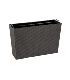 KWIETNIK WERBENA 190x560 RATTAN - GRAFIT METALIK