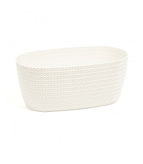 OSŁONKA OWALNA JERSEY 380 - KREMOWY