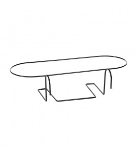 UCHWYT BALKONOWY OWALNY CZARNY (do BELLA 500)