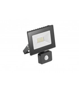 G-TECH Naświetlacz LED z czuj.ruchu,20W,4000K,czar