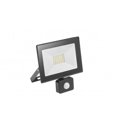 G-TECH Naświetlacz LED z czuj.ruchu,30W,4000K,czar