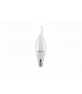 ŻRÓDŁO ŚWIATŁA LED, C37L, E14, 8W, CIEPŁY BIAŁY