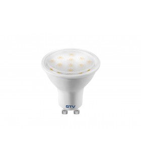 Żarówka LED, SMD 2835, CIEPŁY BIAŁY, GU10, 3W