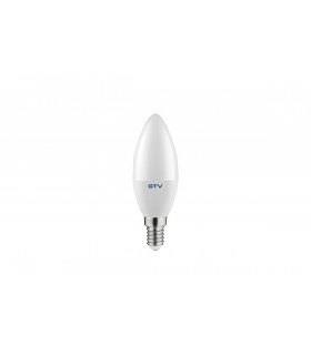 ŻRÓDŁO ŚWIATŁA LED, C37,  E14, 8W, CIEPŁY BIAŁY