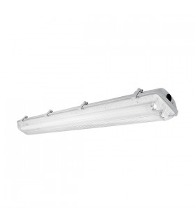 Oprawa hermetyczna, G13, 2xT8 LED 18W,IP65,szary