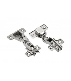 Zawias GTV półwpusz+ prowad h=0 bez euro skręcony