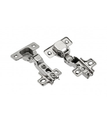 Zawias GTV półwpusz+ prowad h=0 bez euro skręcony